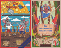 Kinderbuch, Amazonas, Bücherwurm, Piraten, Malbuch
